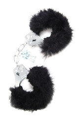 Menottes Fetish Fantasy en plumes noires