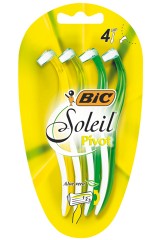 BIC Soleil Pivot - 4 rasoirs à l'Aloe Vera