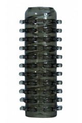 Manchon masturbateur noir - Double action !