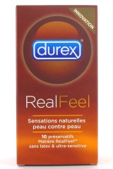 10 RealFeel Condooms van Durex - Zonder latex !