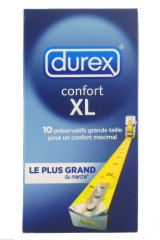 Durex Confort XL - 10 Préservatifs XL