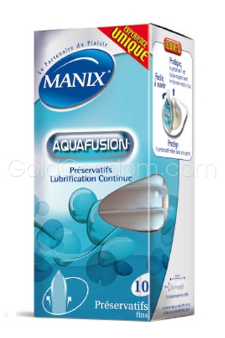 Nouveau ! Manix Aquafusion - 10 pr�servatifs 