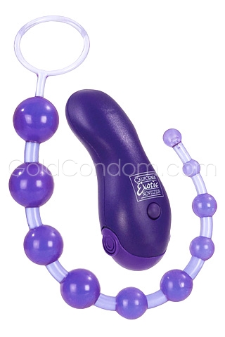 Chapelet anal + stimulateur vibrant