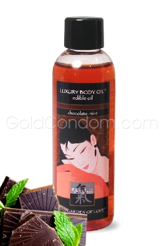 Eetbare Massageolie Chocolade-Munt 100 ml