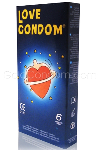 6 pr�servatifs lubrifi�s extra-fin Love Condom