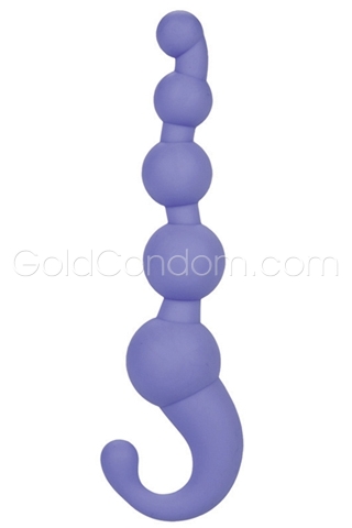 L'AMOUR - Chapelet anal en silicone mauve