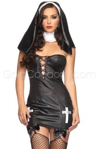 Costume 3 pi�ces Bonne Soeur S/M