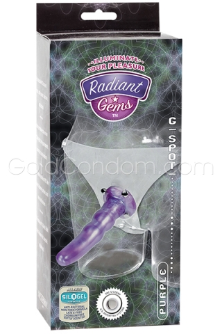 Harnais Radiant Gems Purple Doc Johnson