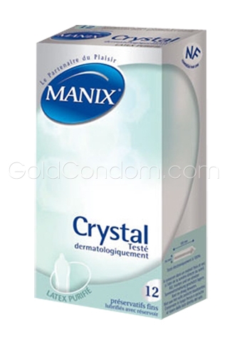 Manix Crystal - 12 pr�servatifs anti-allergie 