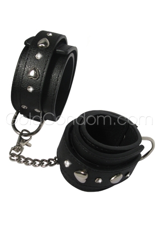 Zwarte Handboeien Bling Bling