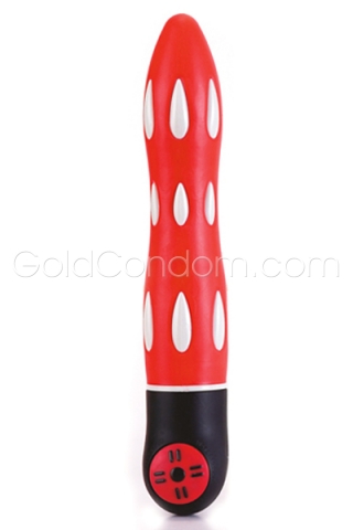 PURE VIBES en Silicone Rouge/Noir 17.5 cm