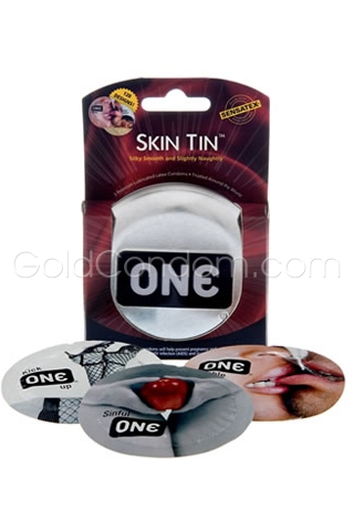 One Skin Tin, 3 zeer dunne klassieke condooms