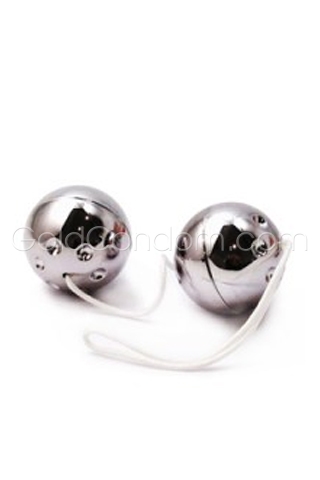 Boules de Geisha en m�tal argent�