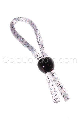 Erectiering Transparant met Glittertjes