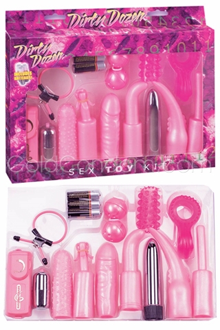Ensemble Complet de Sex-toys Rose