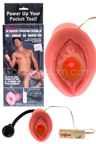 Power Piston � Vibrerende masturbator met pomp