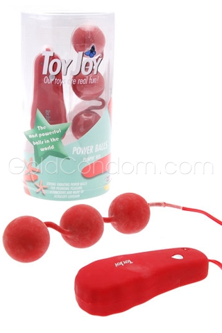 Boules de Geisha vibrantes Rouge Toy Joy