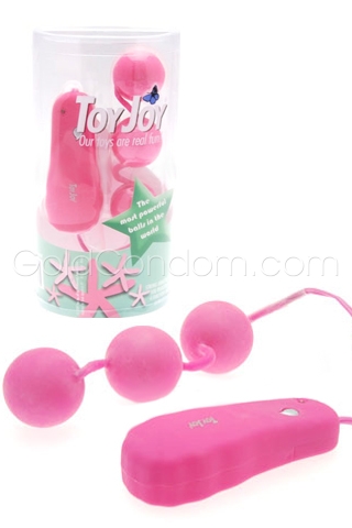 Vibrerende Geisha ballen Toy Joy - Roze