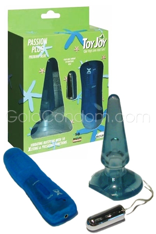 Vibrerende Anaal Plug van Toy Joy - Blauw