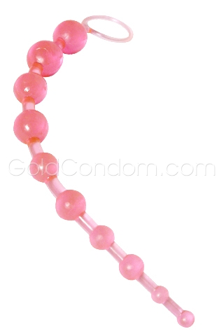 Anaal ketting X-10 Roze Jelly