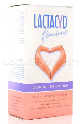 10 Intieme doekjes (zakje) - Lactacyd Femina