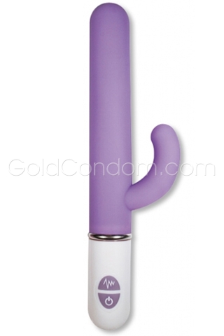 Vibrator-clitorisstimulator 22 cm paars