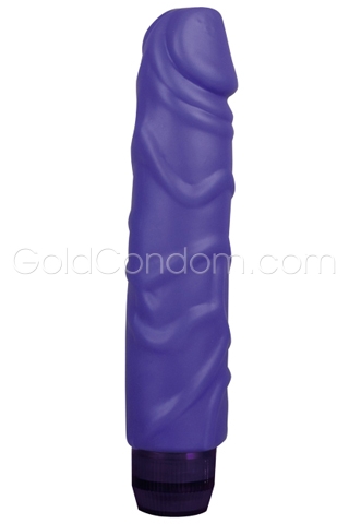 Multispeed vibrator 16 cm paarse siliconen