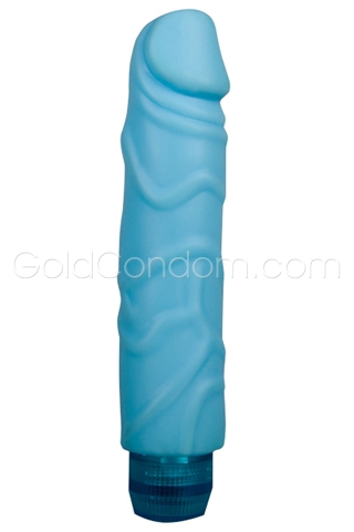 Multispeed vibrator 16 cm lichtblauwe siliconen