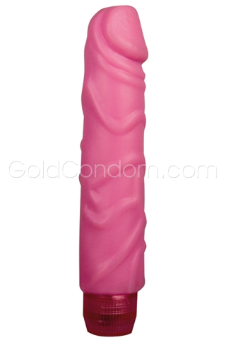 Vibromasseur 16 cm multispeed en silicone rose