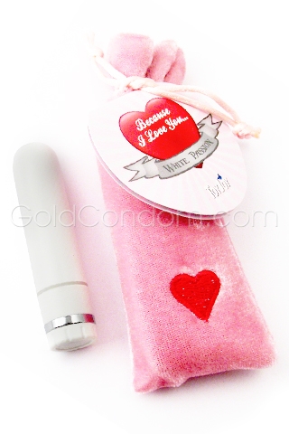 Mini Vibro Because I Love You - Blanc Passion