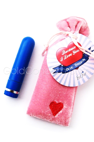 Mini Vibro Because I Love You - Bleu Passion