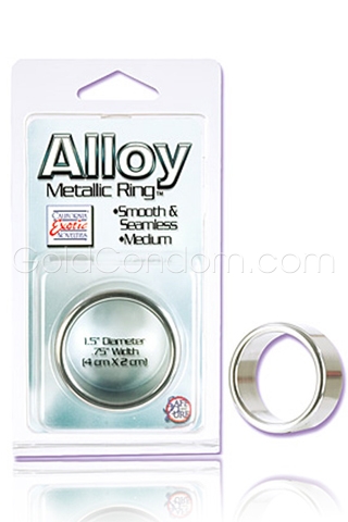 Metallieken penisring - Maat Medium