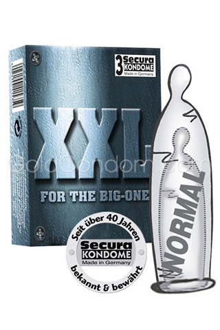 3 Condooms Secura XXL