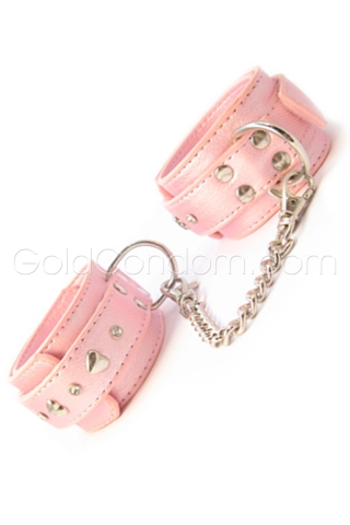 Menottes Roses Bling Bling