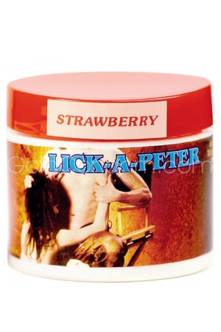 Gel Lick-A-Peter met aardbei