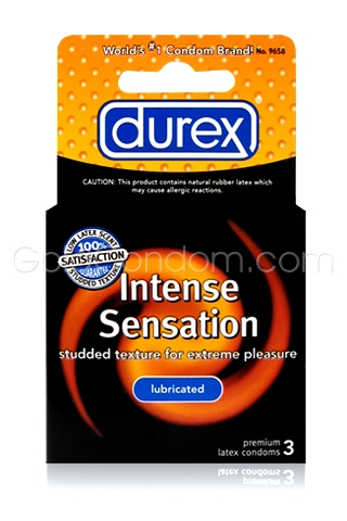 Durex Sensation Intense - 3 pr�servatifs textur�s 