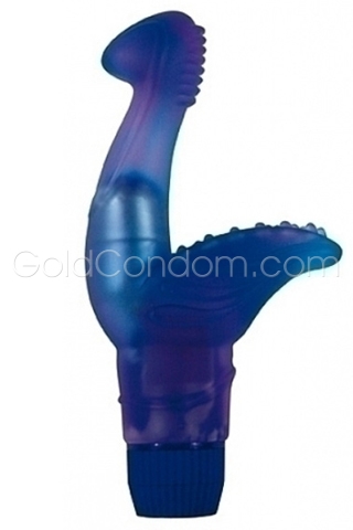 Vibromasseur stimulateur design japonais bleu