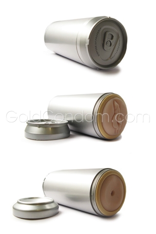 Masturbator Lucy in a Can