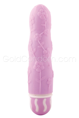 Vibro fleuri souple et mou de 15 cm - Lavande