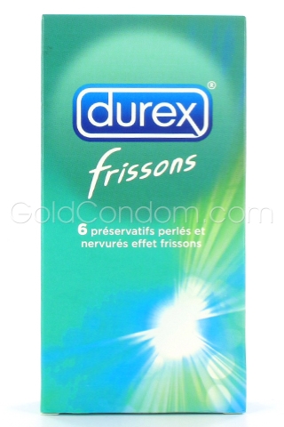 6 pr�servatifs Durex Frissons avec effet garanti