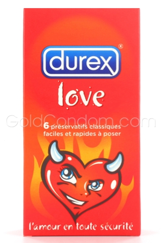 6  Condooms Durex Love