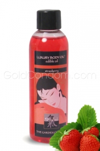 Eetbare Massageolie Aardbei 100 ml