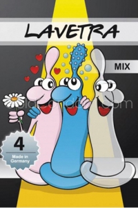Lavetra Mix - 4 pr�servatifs - 3 textures