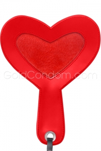 Paddle souple en coeur rouge - Fetich fantaisy