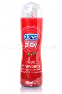 Gel lubrifiant Durex � la fraise