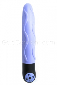 PURE VIBES en Silicone Mauve/Noir 17.5 cm