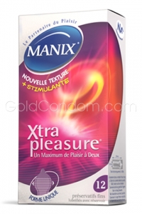 Manix Xtra Pleasure - 12 pr�servatifs stimulants