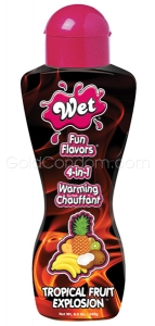 Huile Chauffante et Comestible Wet Tropical Fruit