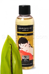Huile de Massage Comestible Vanille 100 ml