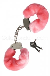 Menottes de poignet fourrure rose